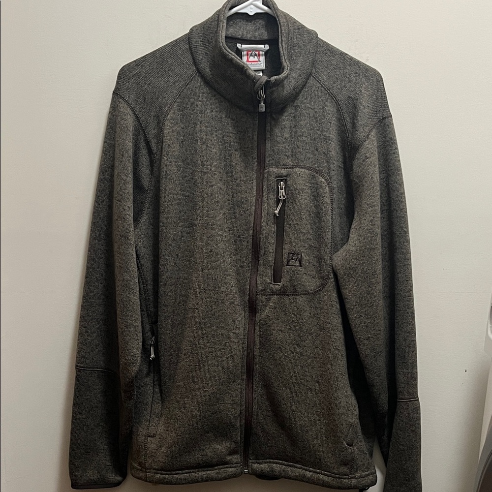 Avalanche Dark Brown Fleece Jacket